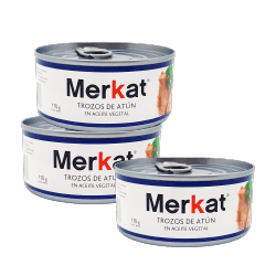 Trozos de Atún en Aceite Vegetal